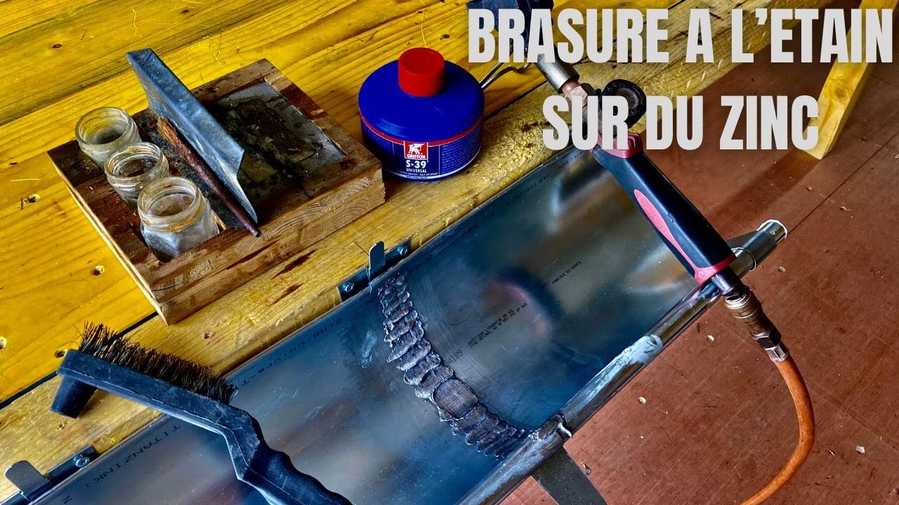 Comment souder le zinc ? Défi 53/100