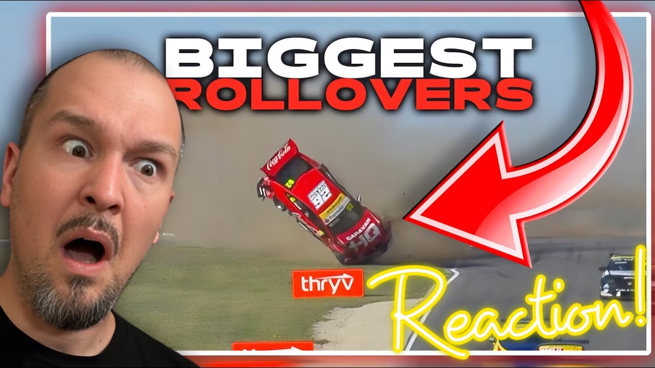 РЕАКЦИЯ АМЕРИКАНЦЕВ на САМЫЕ БОЛЬШИЕ перевороты Repco Supercars (первая реакция!!)