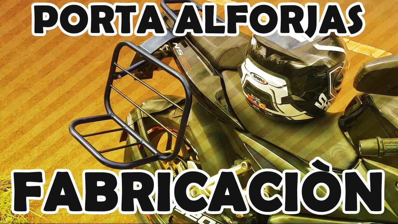 Fabricación PORTA ALFORJAS Motocicleta. (NS200)