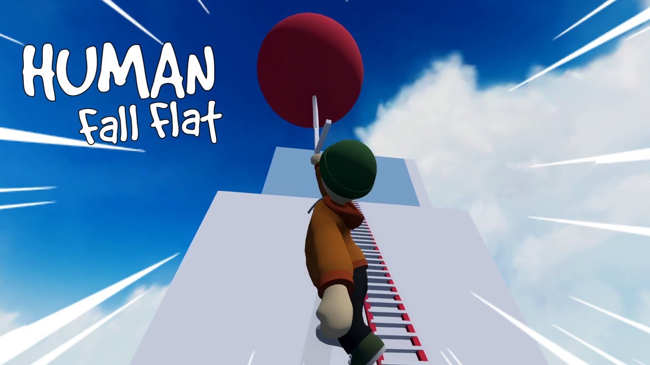 ЛЕТАЕМ НА НАСТОЯЩЕМ ВОЗДУШНОМ ШАРЕ в HUMAN FALL FLAT!