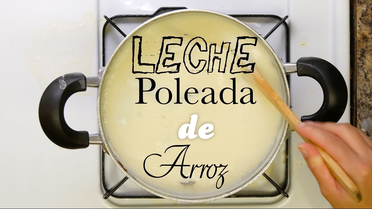 Leche Poleada de Arroz Salvadore&ntilde;a
