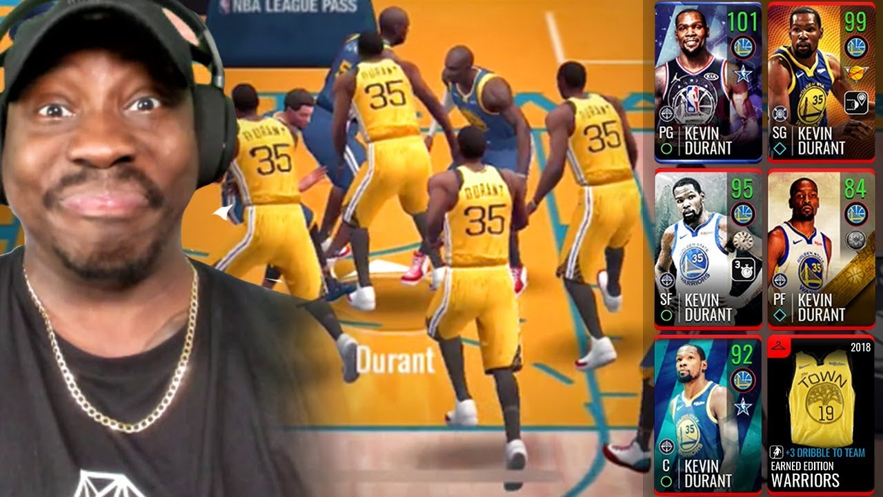 5 KEVIN DURANTS IN 1 LINEUP! NBA Live Mobile 19 Season 3 Ep. 105