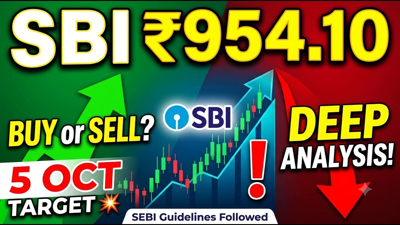 SBI Share Target 5 October 2026 🔥 | Buy or Sell? Deep Chart Analysis!