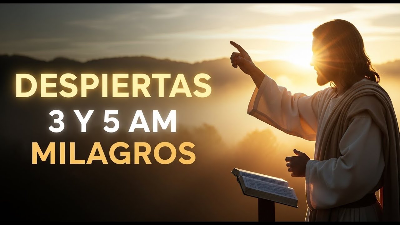Si te DESPIERTAS entre las 3 y 5 AM, HAZ esta PODEROSA ORACIÓN de la Mañana y RECIBE Milagros