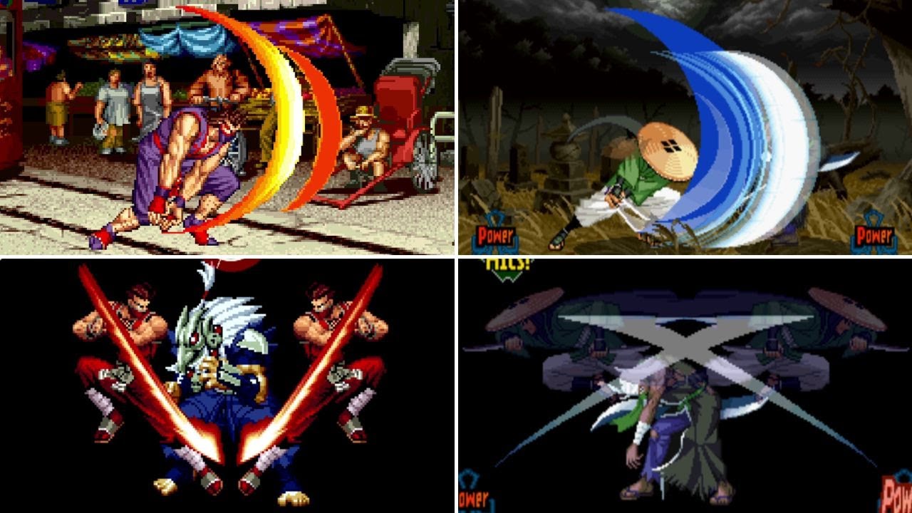 Compilation of the Kisaragi-Ryuu Characters Super Moves in SNK Games