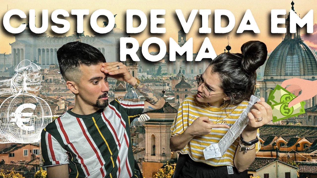 NOSSOS GASTOS MENSAIS, morando em Roma na It&aacute;lia 2021