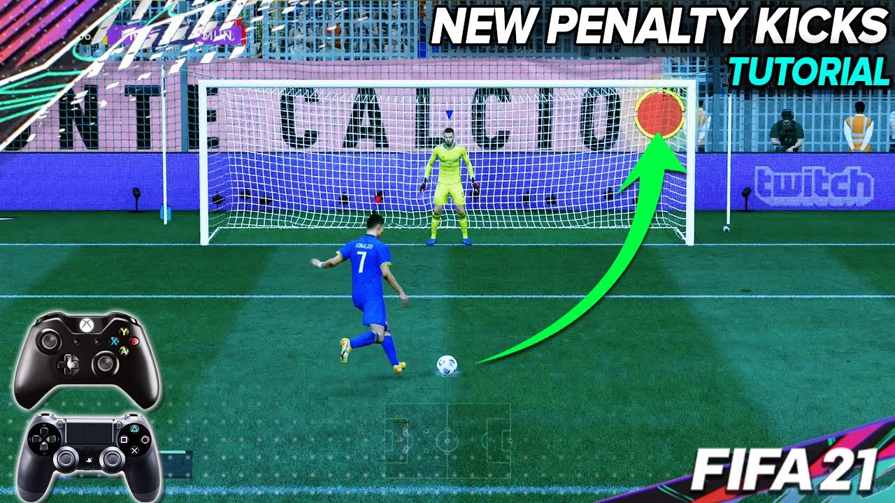 FIFA 21 NEW PENALTY KICKS TUTORIAL - EASY TRICK TO SCORE GOALS!!! NEW GLITCH TO SCORE EVERYTIME!!!