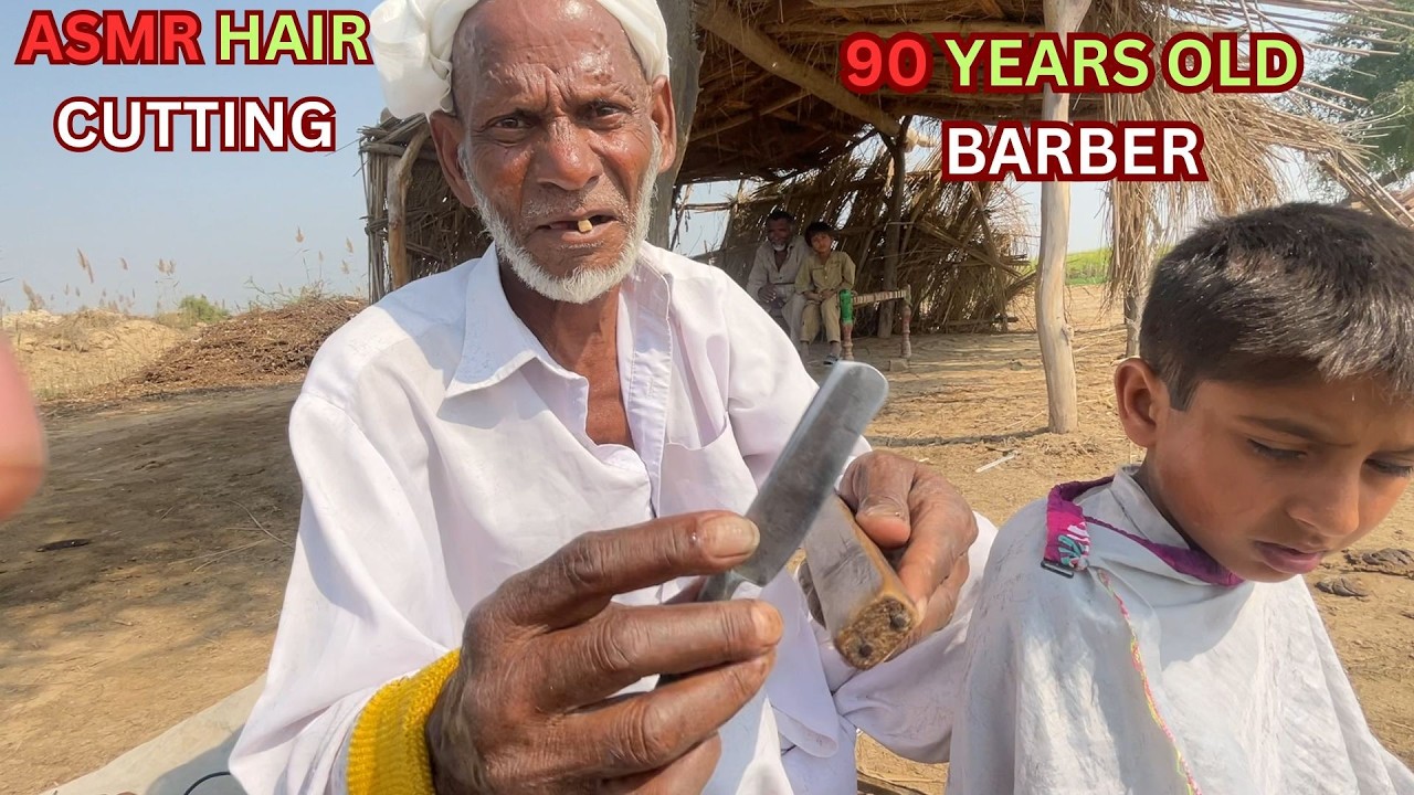 90 Year Old Barber Transforms This Boy's Look Completely