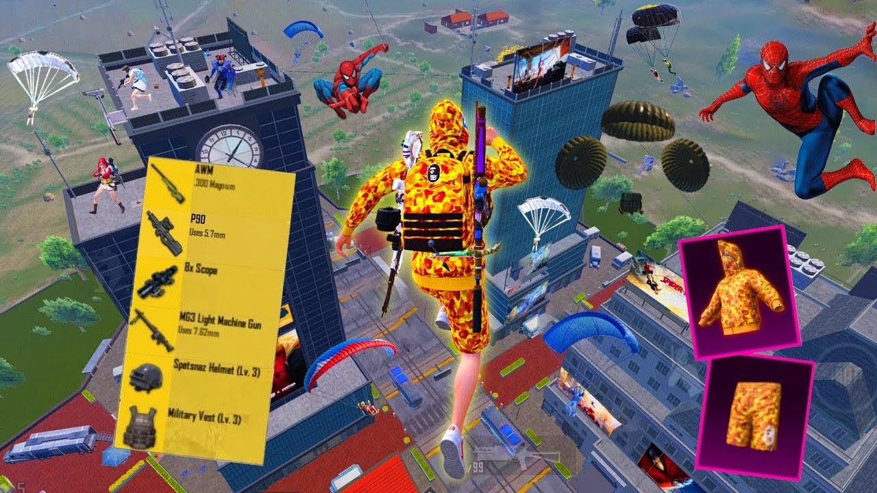 MY HARDEST GAMEPLAY IN SPIDERMAN MODE 🥵 pubg mobile bgmi