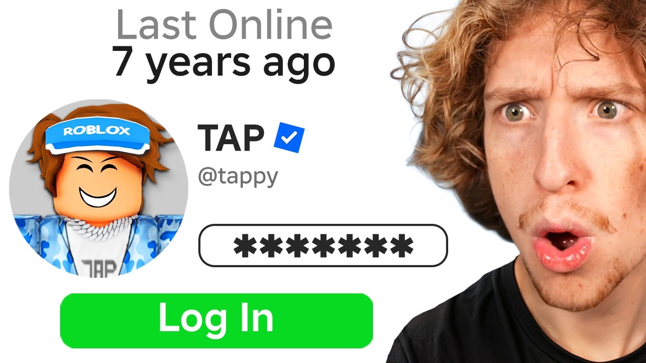 Logging Into My First Roblox Account after 7 YEARS..