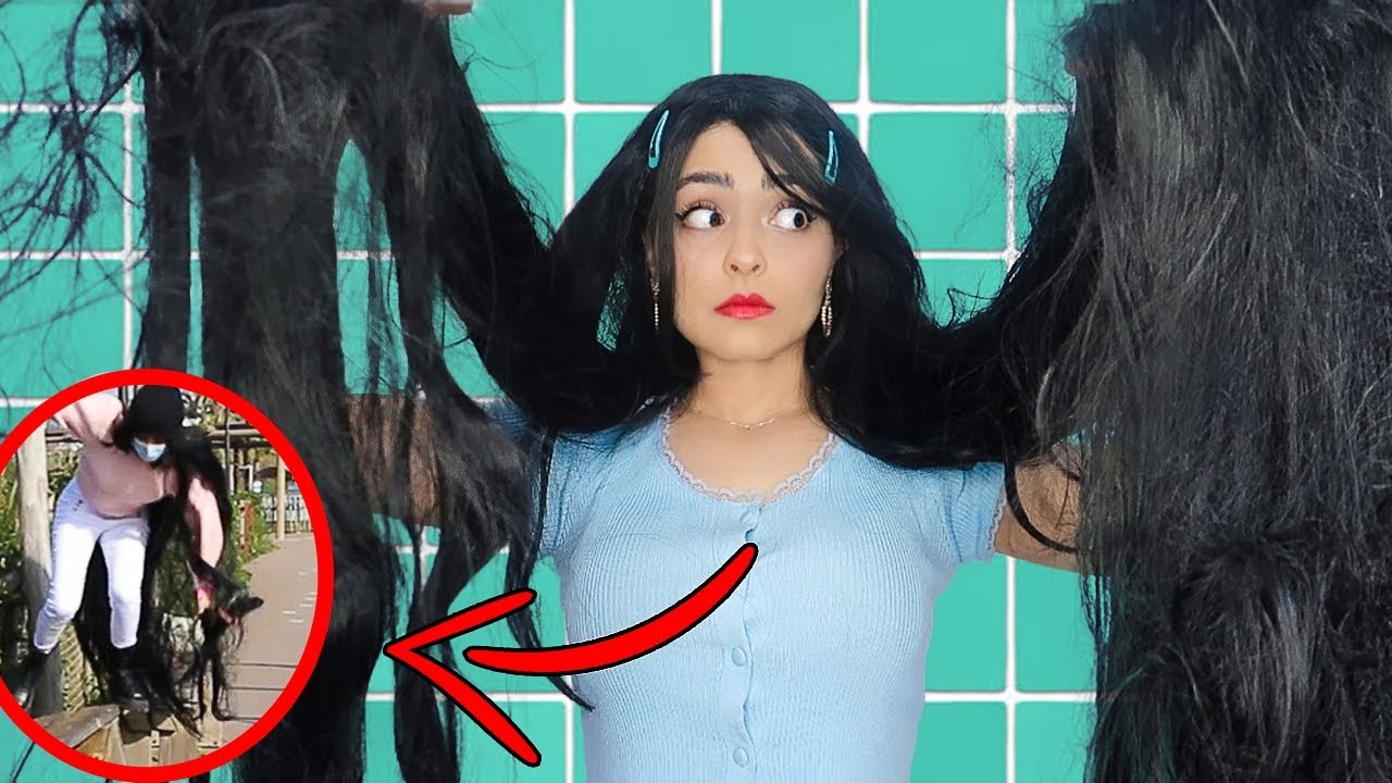 تحدي 24 ساعة بأطول شعر في العالم | طحت في الشارع