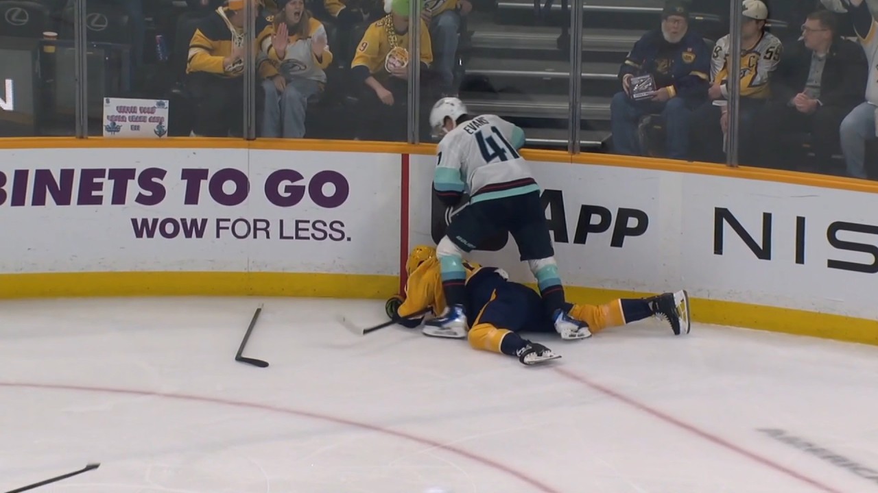 Ryker Evans Boarding Penalty Against Matthew Wood, Jonathan Marchessault Roughing Penalty