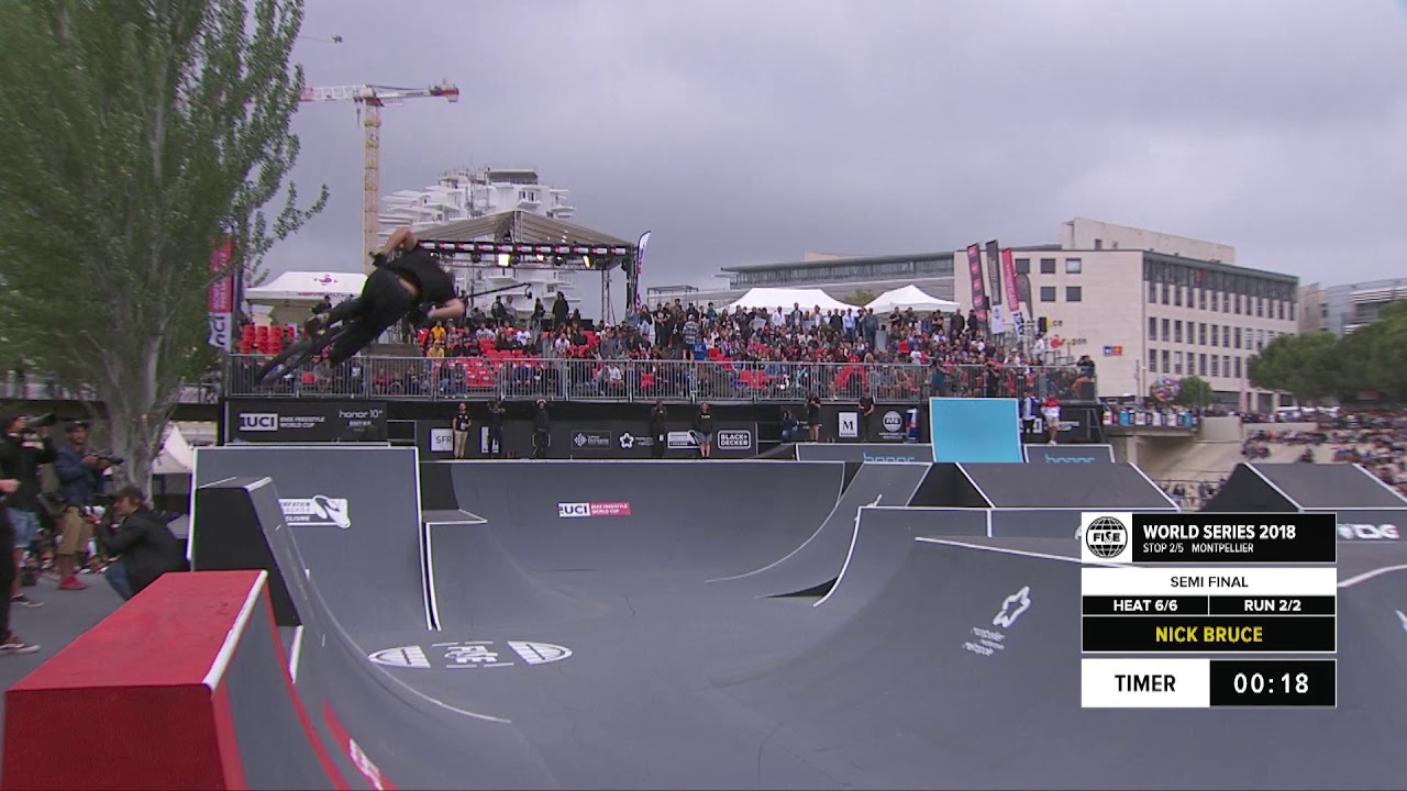 Nick Bruce | 1st Semi Final UCI BMX Freestyle Park World Cup - FISE World Series Montpellier 2018