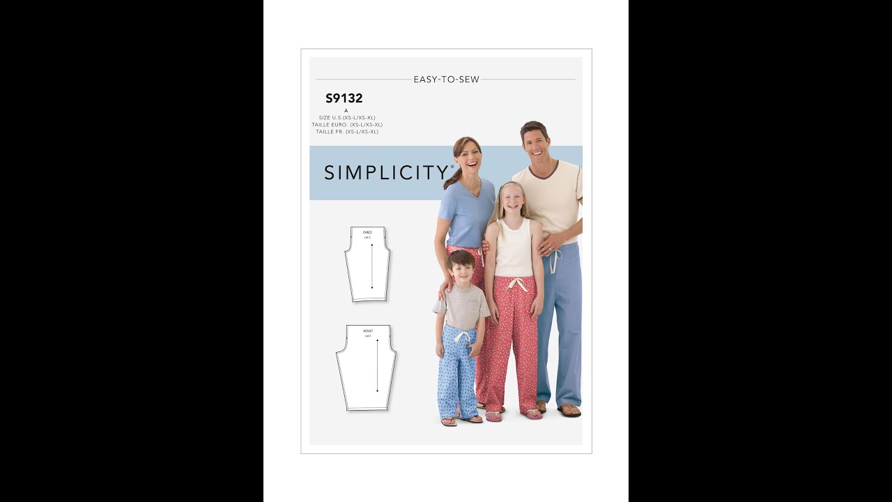 Beginner Sewing Pajama Pants Simplicity 9132 (or 9129) Aerybeth Sewing School