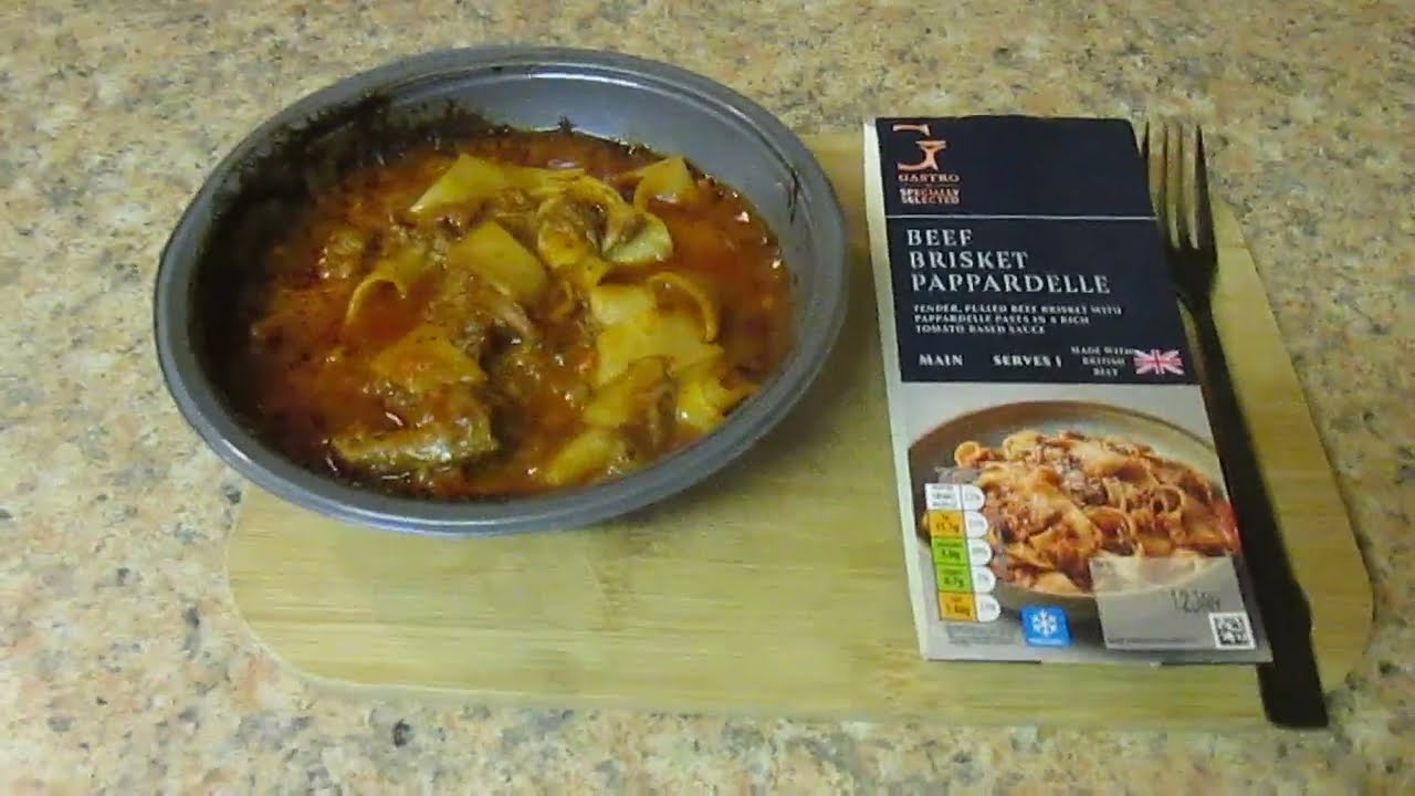 Beef Brisket Pappardelle - Aldi - £3.49p - Italian Food Review