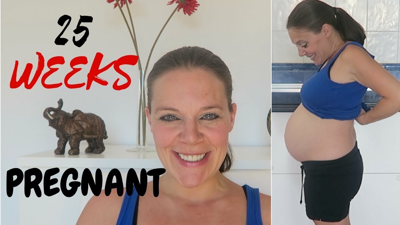 25 WEEK PREGNANCY UPDATE | MOVEMENT, DERMATITIS, 22 POUND WEIGHT GAIN