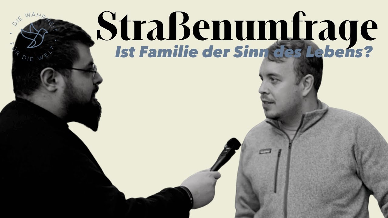 Ist Familie der Sinn des Lebens? | Freundliche Stra&szlig;endebatte