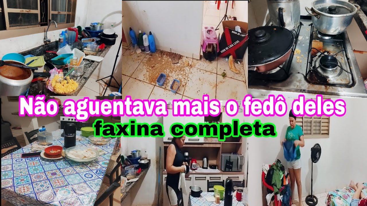 Não aguentava mais o fedô deles//faxina completa