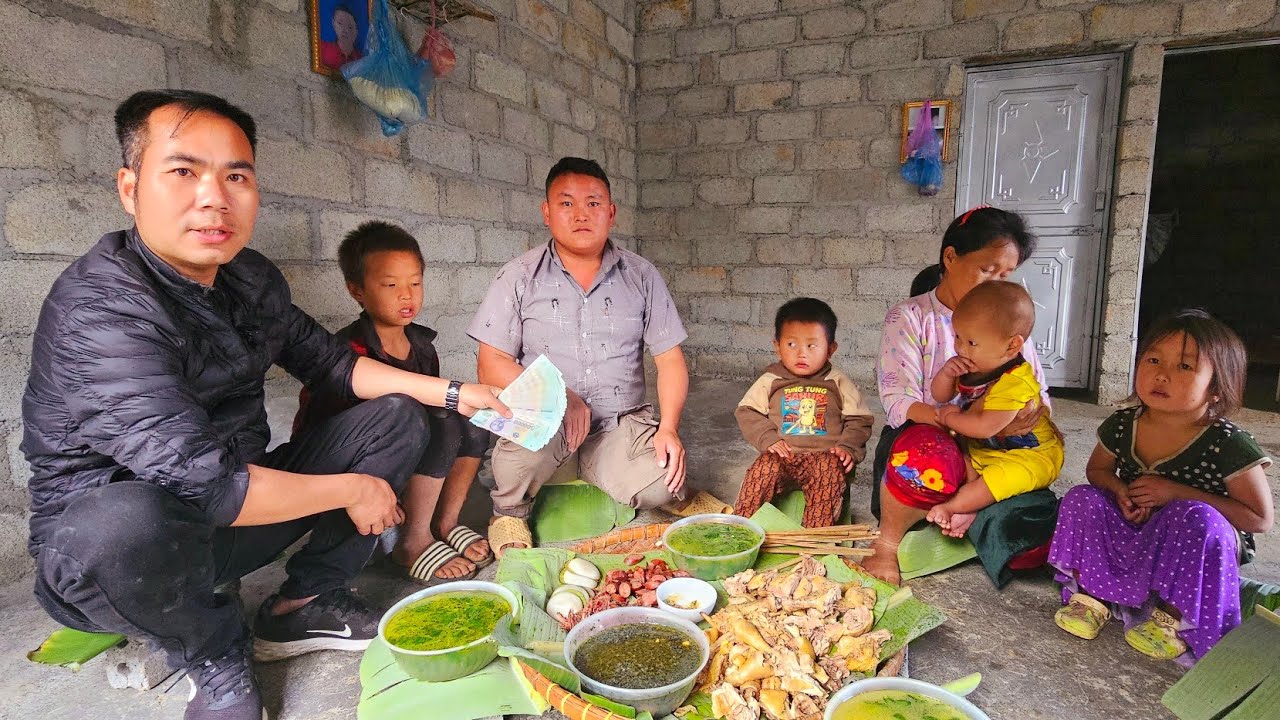 Bàn giao 70 triệu nhà chị ở Cạnh Chuồng gà sau 3 tháng xây bếp ăn Tết. Nguyễn Tất Thắng