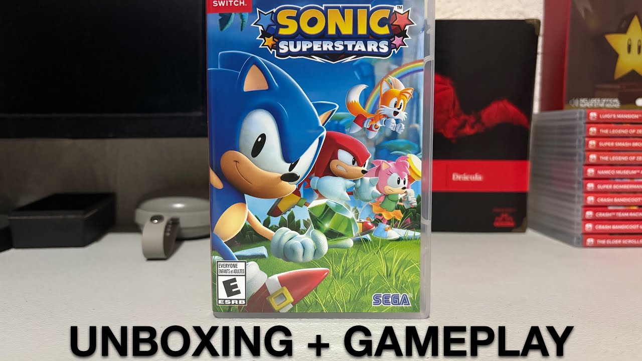 Unboxing + Gameplay SonicSuperStars Nintendo Switch 