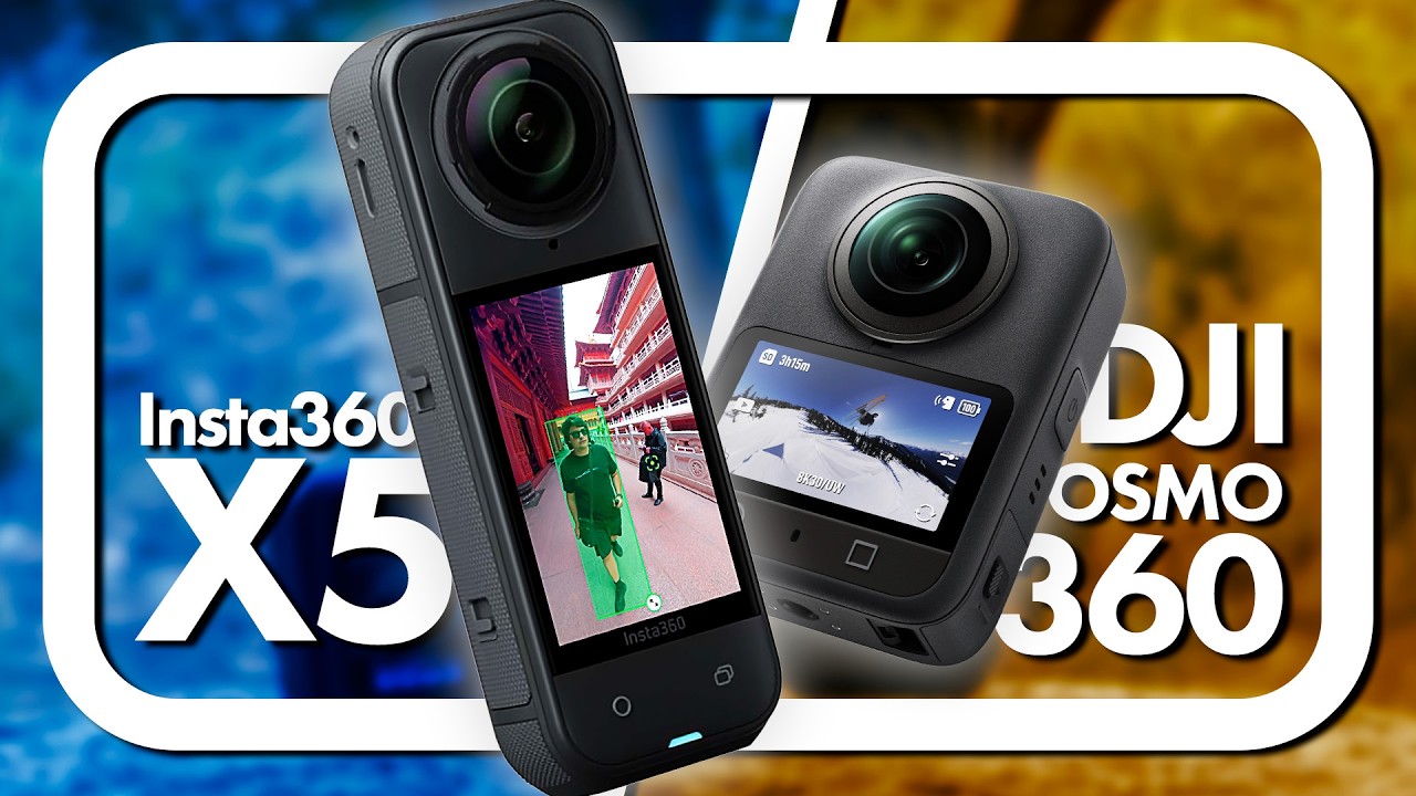 ❌ DJI Osmo360 vs Insta360 X5 🔥 [ LA MÁS BESTIA y COMPLETA ]