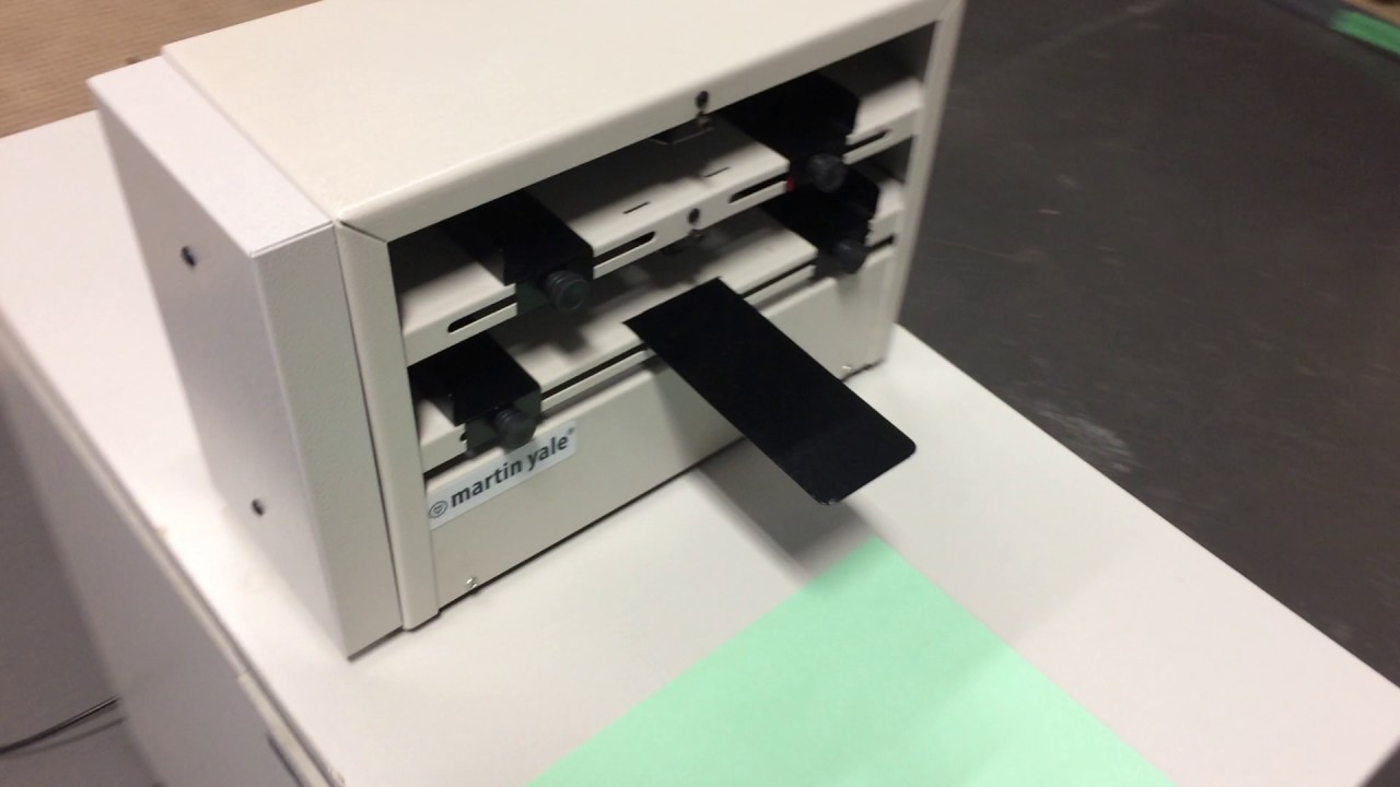 Used Martin Yale BCS212 Business Card Slitter - SN: 38965.01066.J44