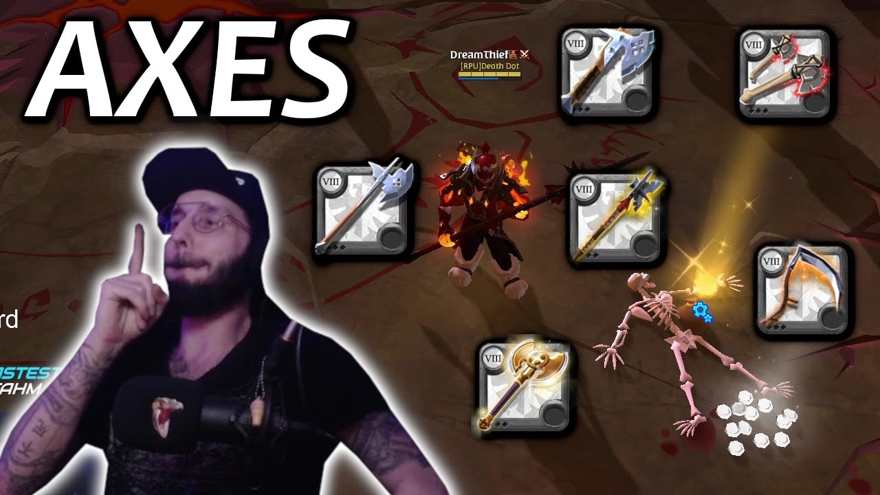 Get a kill with EVERY AXE - Albion Online