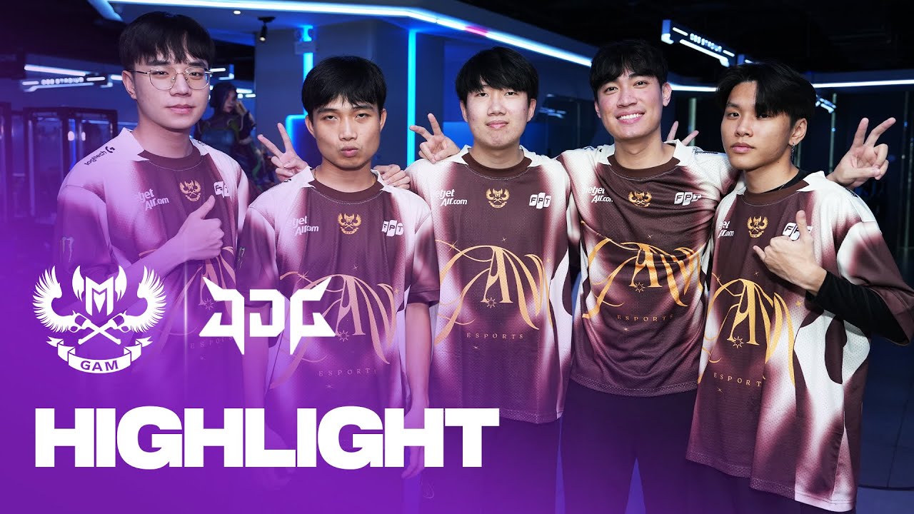 GAM vs JDG: HUỶ DIỆTTTT | HIGHLIGHTS ASI 2025 - BẢNG A