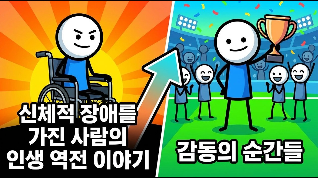 신체적 장애를 가진 사람의 인생 역전 이야기(감동의 순간들)