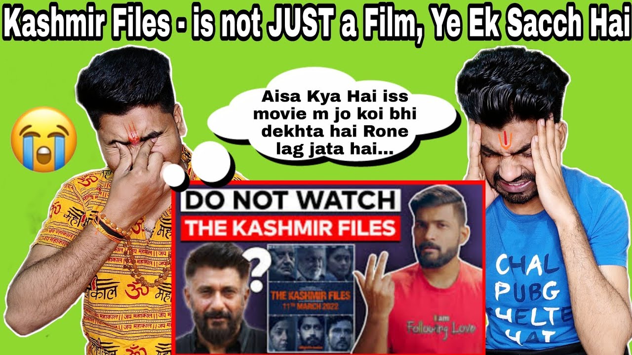 Indian Pandit Reaction | Kashmir Files - is not JUST a film | The Kashmir Files - Vivek Agnihotri