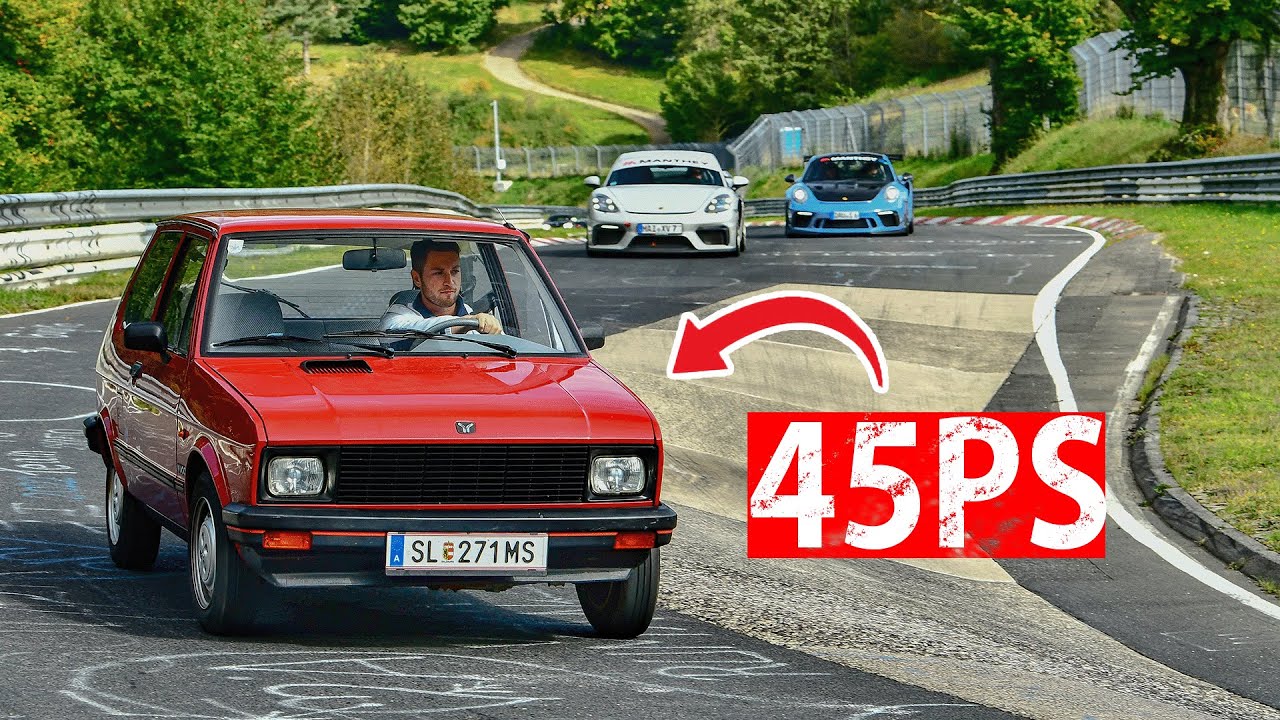 Mit dem schlechtesten Auto der Welt auf den Nürburgring, kann ich mithalten!? *YUGO 45PS*