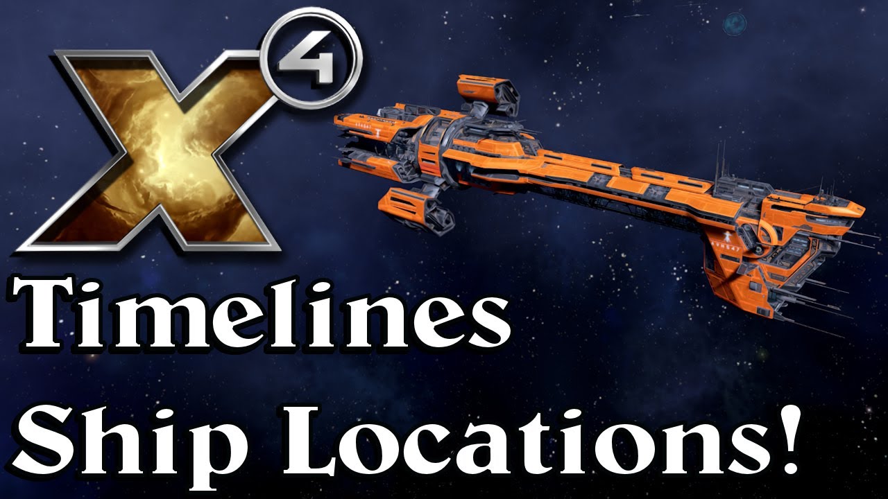 Все одиннадцать бесплатных мест расположения кораблей в DLC X4 Timelines!