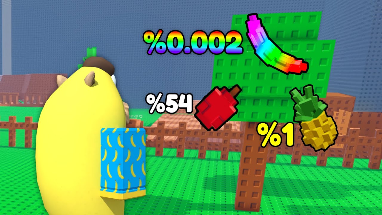 🍌🍓%0.002 ŞANSLIK EXOTİC MEYVE BULDUM! Roblox