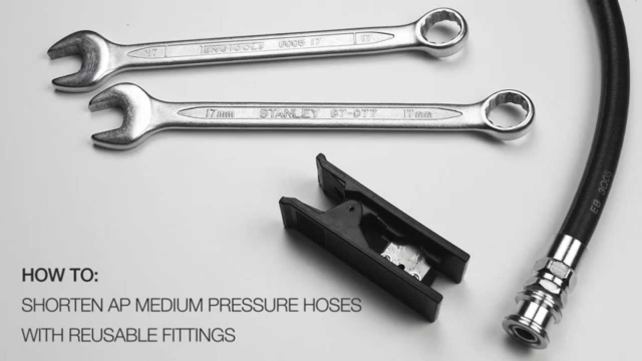How to: Shorten AP Medium Pressure Hoses with Reusable Fittings