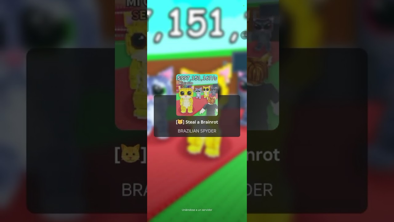 Jugando por primera vez ,roba un Brainrot 