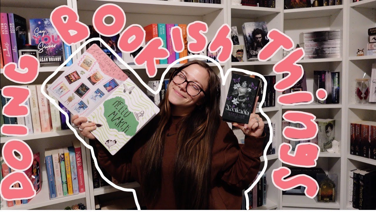 doing bookish things for a day (book journal, embossing, & reading)