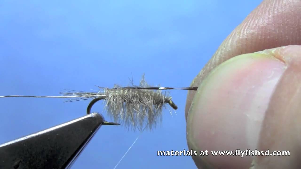 Fly Tying with Hans- Hans' Sowbug
