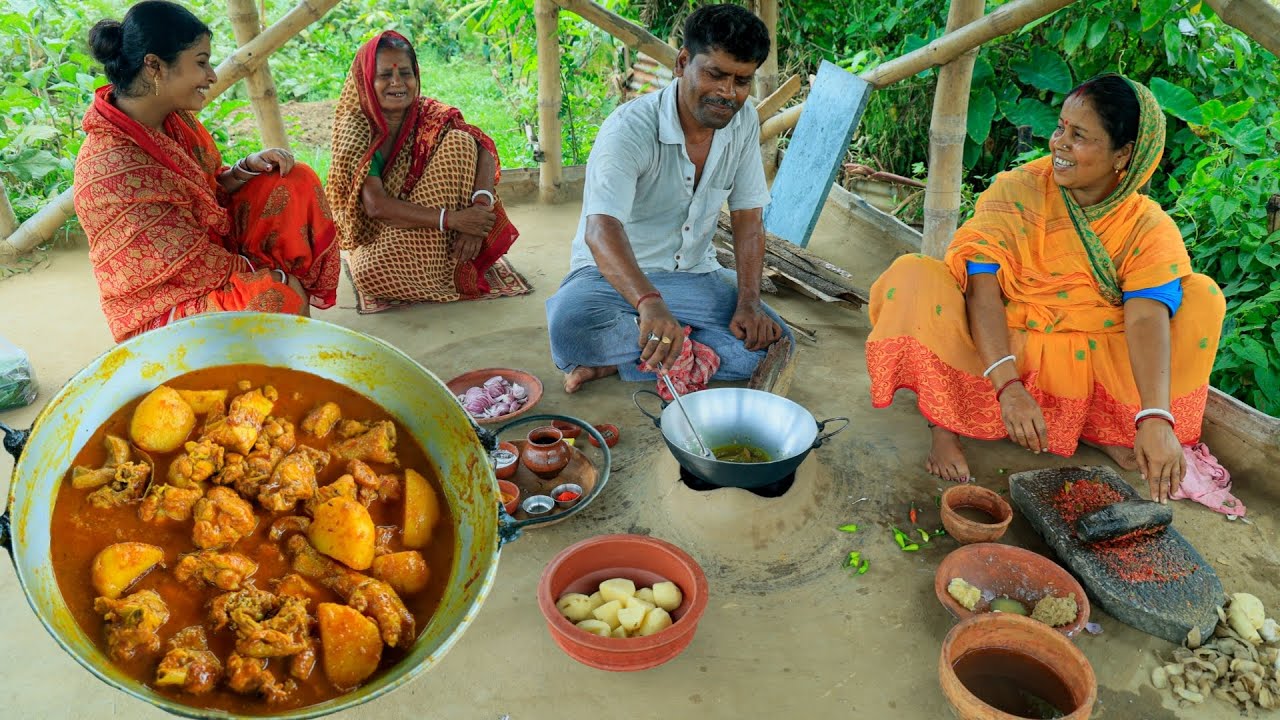 চিকেন স্পেশালিস্ট এর কাছে শিখুন চিকেন রান্নার গোপন রহস্য | Village Style Chicken Curry |