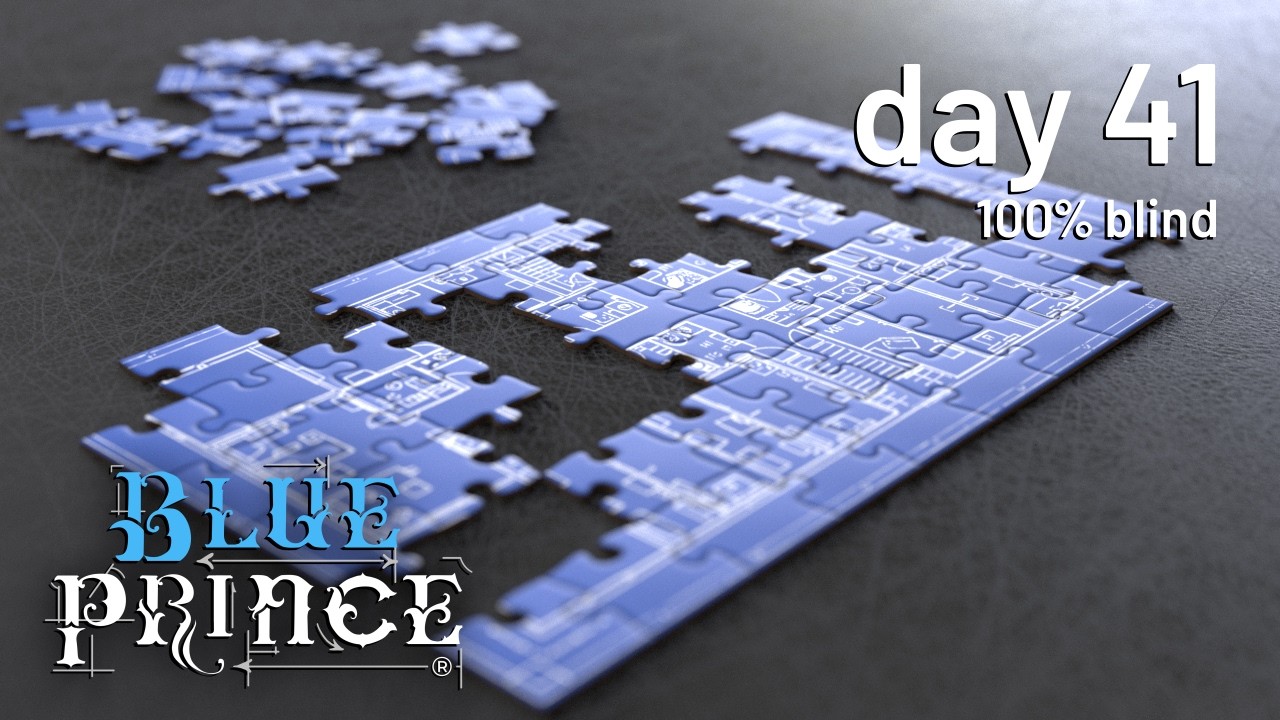 Day 41: garden hunting lodge of tomorrow – Blue Prince, 100% blind
