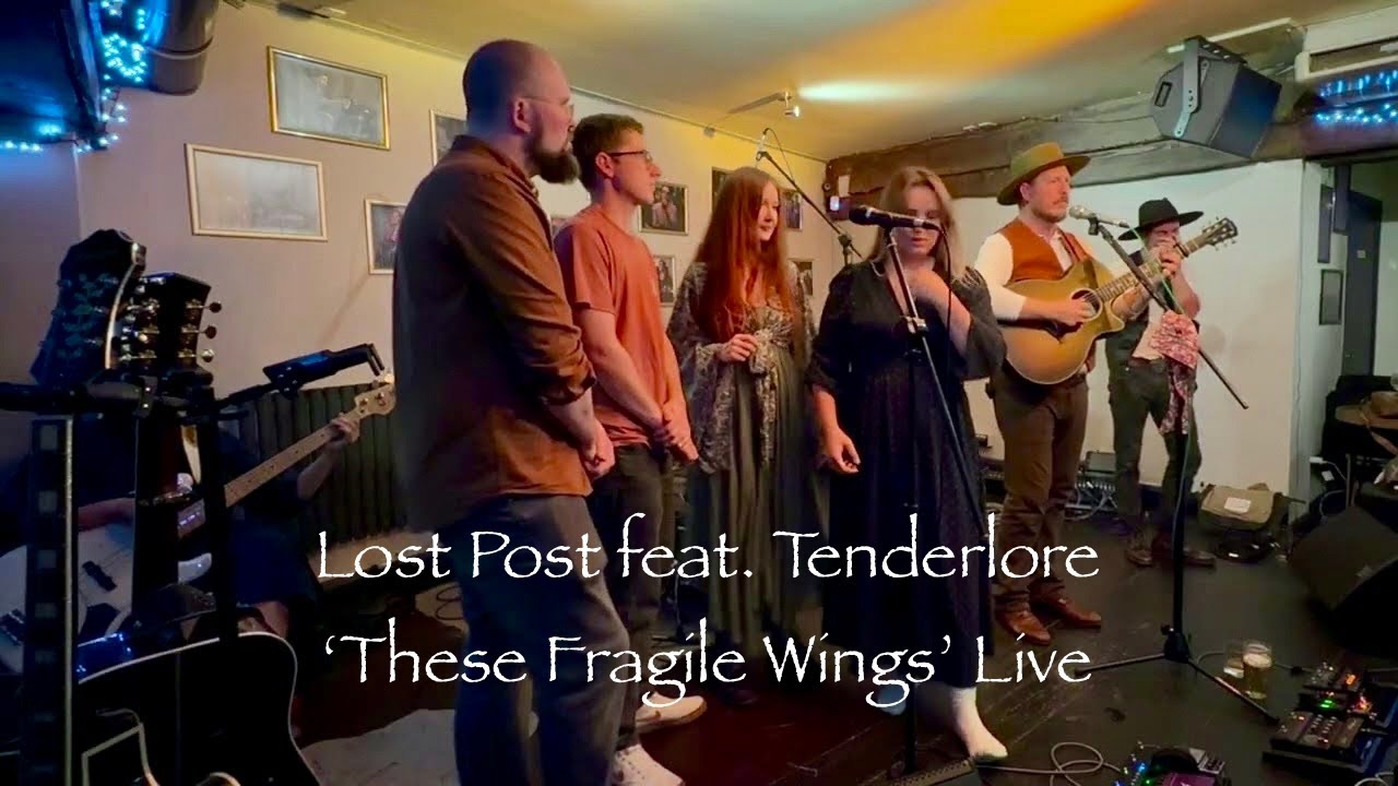 Lost Post // These Fragile Wings, live @ Album Launch Party (feat. Tenderlore)