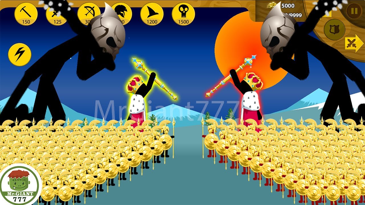 THE FINAL BOSS PROTECTS VS DEFEATS KING ZAREK, GOLDEN SPEARTON | Stick War Legacy Mod | MrGiant777