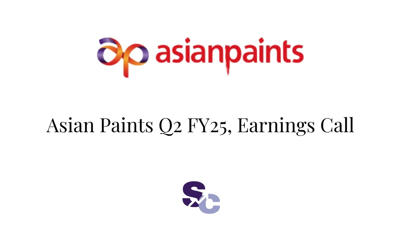 Investor Conference Call: Q2 FY 2025 Results - Asian Paints