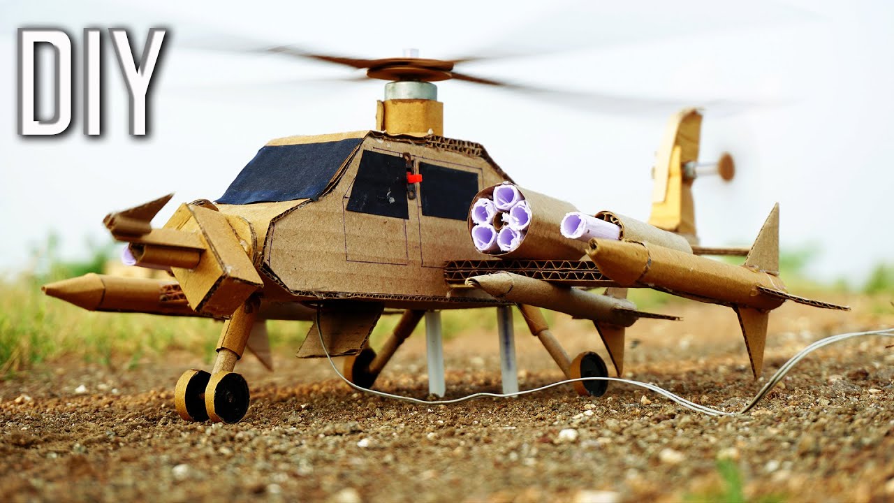 Coolest Cardboard Helicopter (Learn how to make Helicopter) | DIY Channel