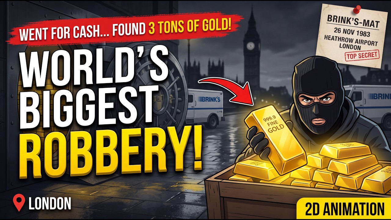 Trapped in the Gold Heist Mystery - 2D Animation - The Brink&rsquo;s-Mat Robbery - World's Biggest Robbery