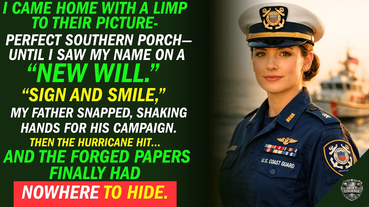 Back from war, I found forged papers stealing my inheritance—then the storm made them confess.