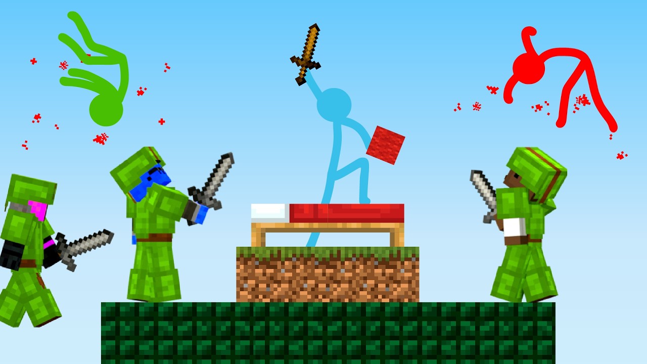 Bedwars - Animation vs. Minecraft Shorts Ep 36