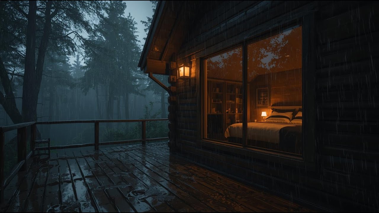 The soothing sound of rain in the forest helps you sleep soundly | Say goodbye to insomnia with rain