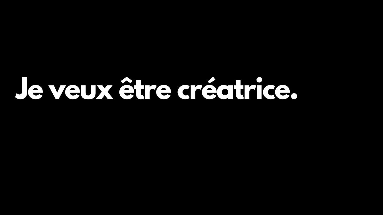 Mais j'ai peur...