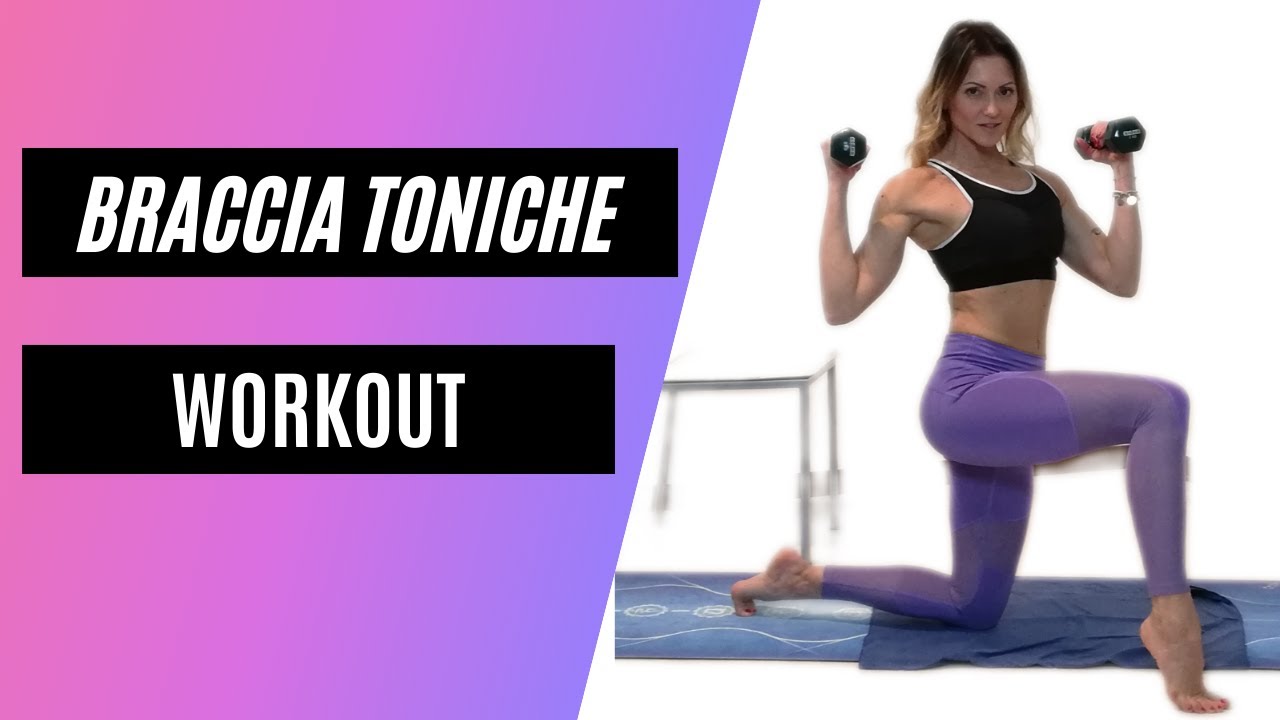 Allenamento donne per avere BRACCIA snelle e braccia toniche  con tizianafitnessstyle