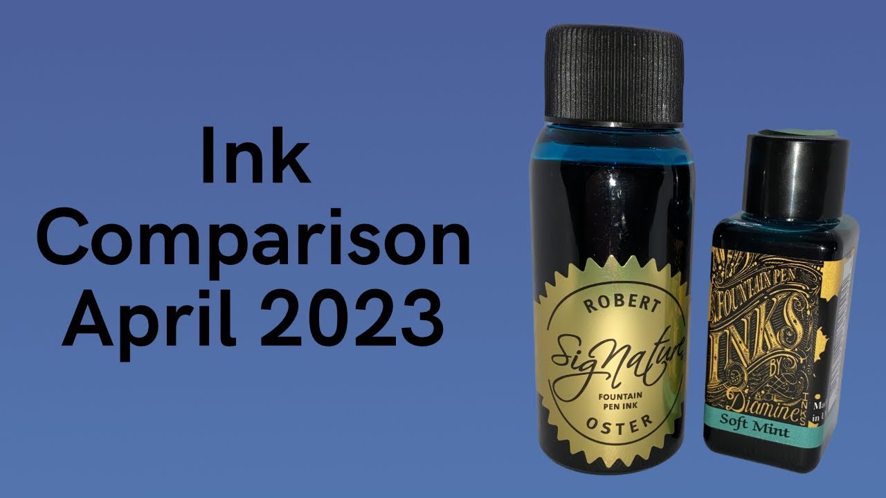 Ink Comparison - Diamine Soft Mint vs Robert Oster Tranquility